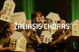 Pagrindinėje miesto šventės scenoje - Alytaus Žaliasis choras