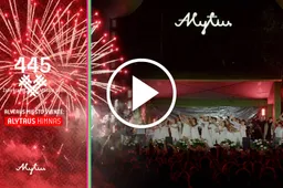 Alytaus miesto 445-ąjį gimtadienį vainikavo  Žaliojo choro atliekamas Alytaus himnas ir įspūdingi fejerverkai