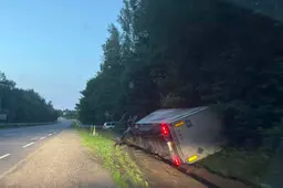 Sprogusi padanga vilkiką nubloškė nuo kelio