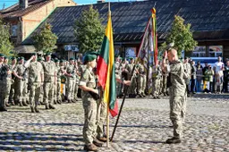 Pirmą kartą Simne – iškilminga karių priesaikos ceremonija