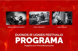 Prienuose šeštąjį kartą ryškiai „liepsnos“ Duonos ir ugnies festivalis