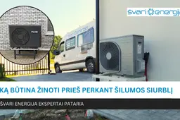 Švari Energija ekspertai pataria: ką būtina žinoti prieš perkant šilumos siurblį, kad vėliau netektų gailėtis