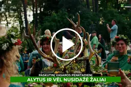 Paskutinį vasaros penktadienį Alytus ir vėl nusidažė žaliai