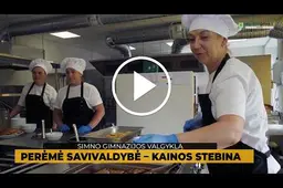 Simno gimnazijos valgyklą perėmė savivaldybė – kainos stebina