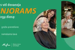 Alytus vėl dovanoja senjorams ypatingą dieną: grožio procedūros ir nemokama kava