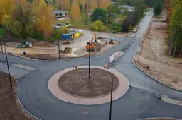 Alytaus mieste baigiama įrengti žiedinė sankryža VIDEO