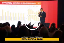 Nuo robotų iki gynybos pramonės: kaip forumas „EVOLIUCIJA 2026“ brėžia Alytaus ateitį VIDEO/FOTO