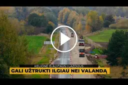 Kelionė iš Alytaus į Lazdijus gali užtrukti ilgiau nei valandą