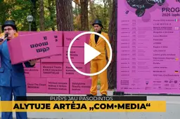 Pušys jau pasodintos – Alytuje artėja „Com•Media“