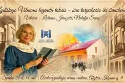 Nataljos Samp paskaita-diskusija „Paskutinis Vilniaus pranašas: žydiškojo Vilniaus legendų takais – nuo tarpukario iki šiandienos“