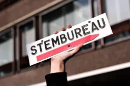 verkiezingen stembureaubord 2 3 0