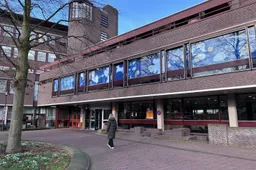 Raamkunst Blue Garden