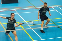 eerste Open Amersfoortse badmintonkampioenschappen