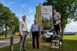 bord veluwe bewerkt gemeente apeldoorn