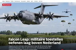 Falcon Leap ter illustratie