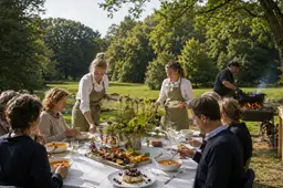 lunch vega vrijdag buiten