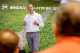 Spreker bij een bijeenkomst van Innovatieplatform GRAS