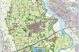 Heldere kaart met scherpere details