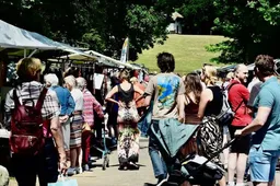 zeldzaam mooi markt sonsbeekpark in arnhem op 22 juni 2025