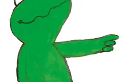 Kikker kijkt naar kunst.2