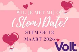 Volt valentijnskaart - date