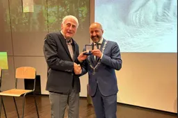 Jan Van Hooff.Zilveren Stadspenning