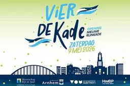 Vier de Kade.Opening nieuw Rijnkade.9 mei 2026.Gemeente Arnhem