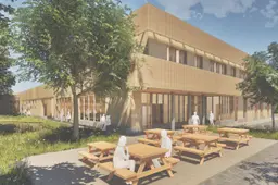 artists' impression van nieuw dienstcentrum