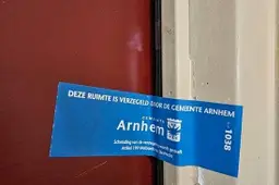 Pand in Johann de Wittlaan gesloten.Gemeente Arnhem