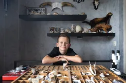 3. Lenn met zijn verzameling, foto Sake Elzinga