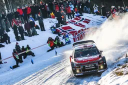 La Citroen C3 WRC sfida neve e ghiaccio al Rally di Svezia