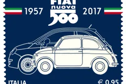 Presentato il francobollo della Fiat 500