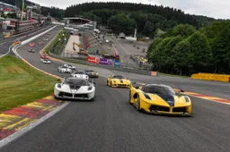 Spa-Francorchamps si tinge di rosso