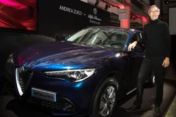 A Firenze tappeto rosso per Alfa Romeo Stelvio e Andrea Zorzi