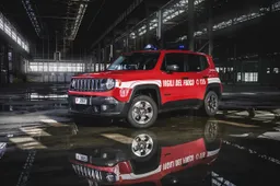Jeep al servizio dei Vigili del Fuoco con Renegade