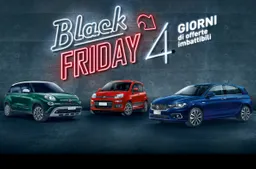 Black Friday Fiat e Lancia: il venerdì nero dura fino a lunedì