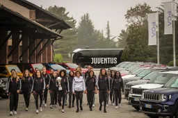 La Juventus femminile in pista a Balocco con Jeep