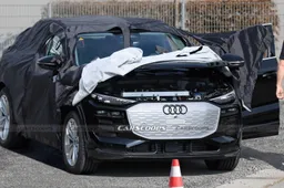 Audi Q6 e-tron 2022: un prototipo si mostra un po' troppo, ecco cosa sappiamo