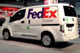 Nissan e FedEx Express testano e-NV200