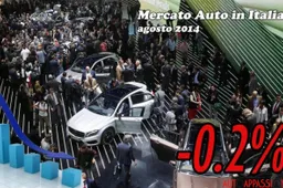 Mercato auto nei primi otto mesi del 2014