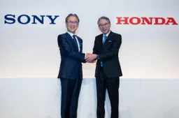 Honda e Sony si alleano per la produzione di auto elettriche made in Japan