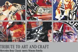 Mercedes-Benz Classic meets Mimmo Rotella: il calendario della Stella