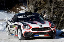 Ottimo esordio per l’Abarth 124 rally all’85° Rallye di Monte-Carlo