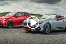 Sfida tra Scorpioni - Abarth 595 VS 124 Spider: chi vince? [VIDEO]