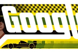 Ayrton Senna celebrato da Google con un Doodle verdeoro