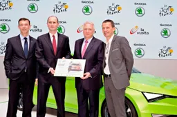 ŠKODA è partner ufficiale del Tour de France
