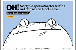 Marty Cooper racconta la nuova Opel Corsa con piccoli mostri a fumetti