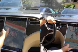 Pokémon Go Mania, la Tesla Model S diventa un maxi smartphone