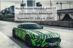 Mercedes-AMG GT: segui in diretta streaming esclusiva la World Premiere