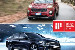 iF Design Awards: per KIA Sportage e Optima